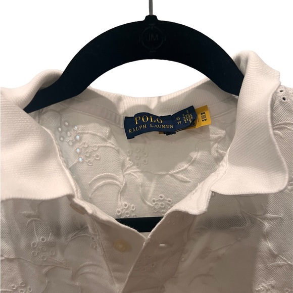 Ralph Lauren laced white polo shirt - Picture 2 of 3